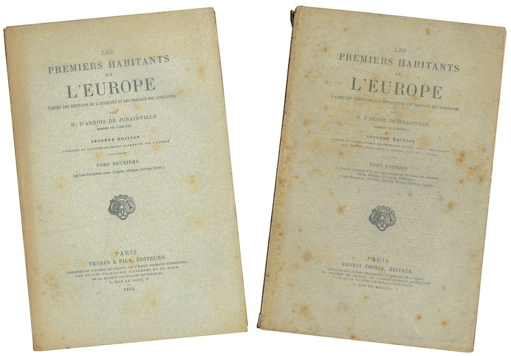 Les premiers habitants de l'Europe. D'après les écrivains de l'antiquité …