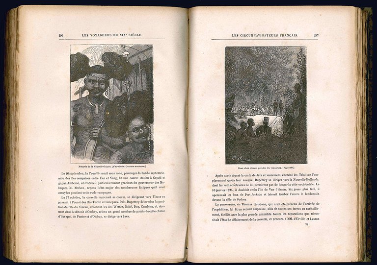 Les voyageurs du XIX^ siècle par Jules Verne 51 dessins …