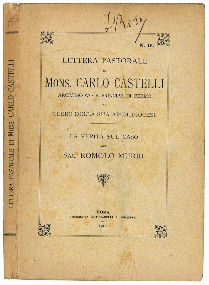 Lettera pastorale di mons. Carlo Castelli arcivescovo e principe di …