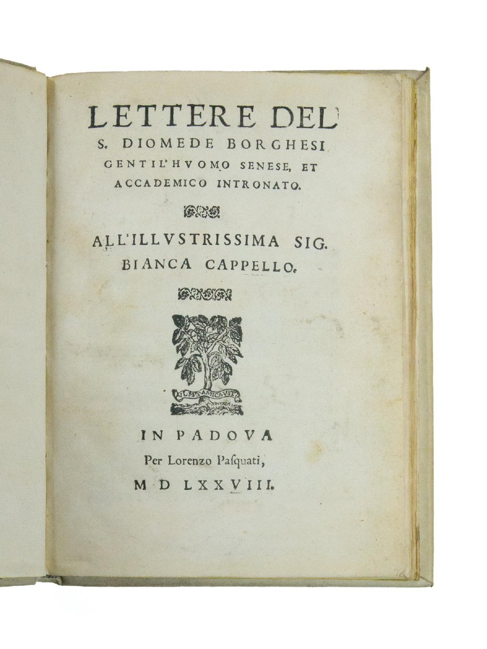 Lettere [...] All'illustrissima Sig. Bianca Cappello