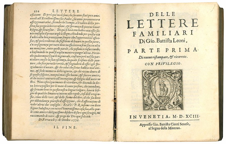 Lettere del signor cavaliere Battista Guarini nobile ferrarese [...] Da …