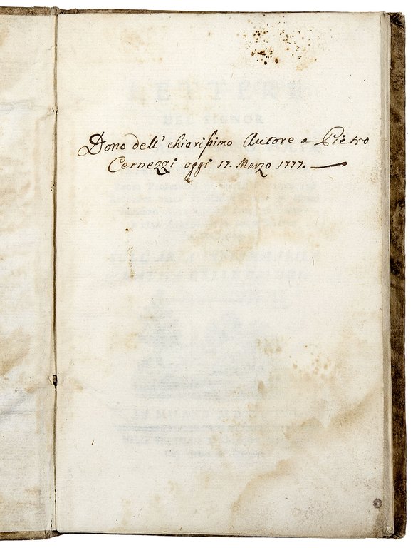 Lettere del Signor Don Alessandro Volta patrizio comasco, e decurione …