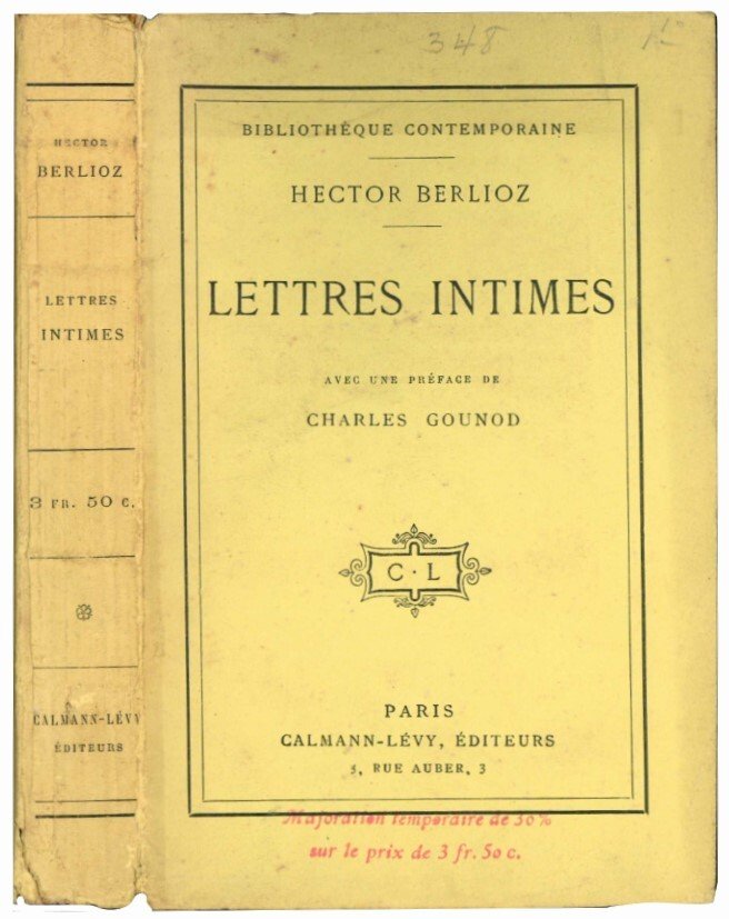 Lettres Intimes avec une préface de Charles Gounod.