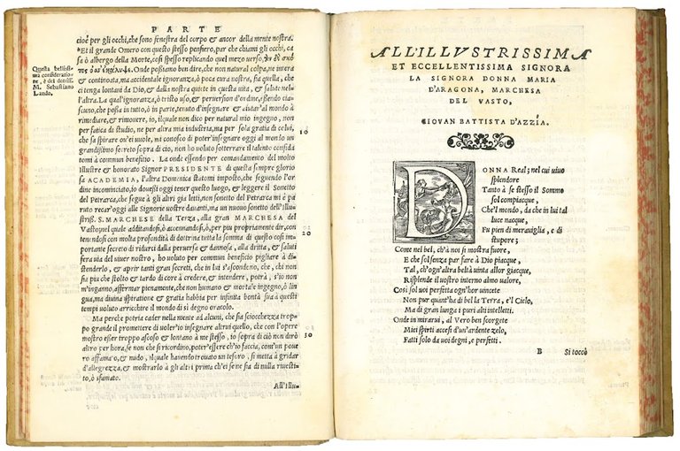 Lettura [...], sopra un sonetto dell'Illustriss. Signor Marchese della Terza …