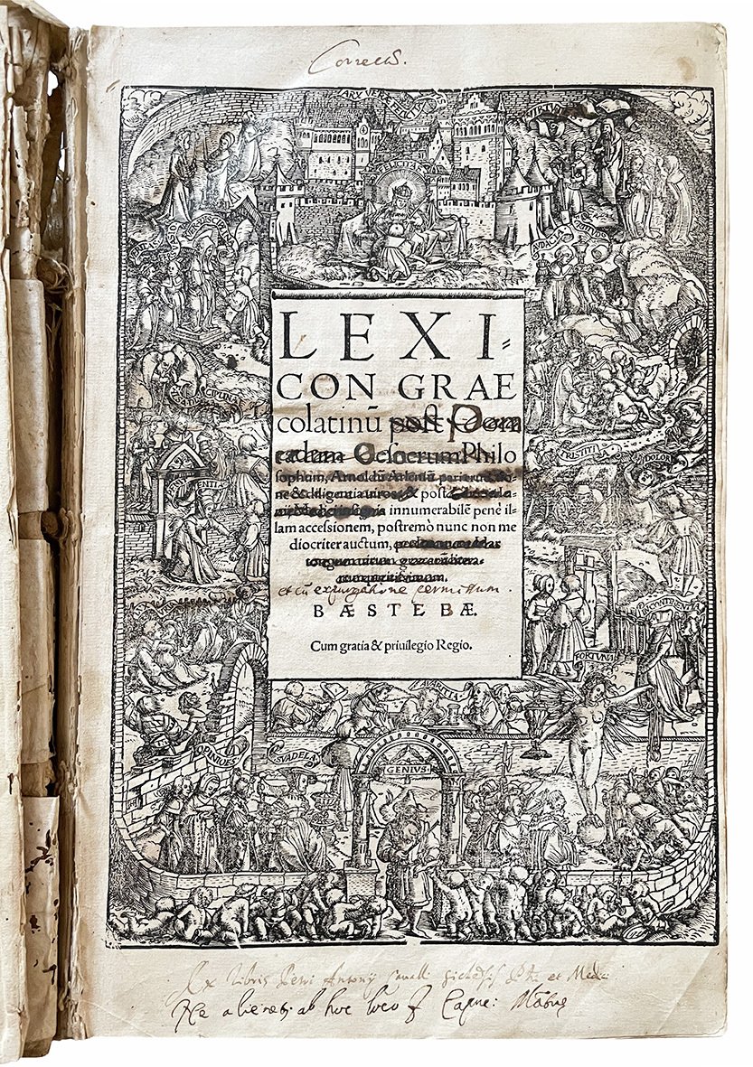 Lexicon Graecolatinum post Conradum Gesnerum philosophum, Arnoldum Arlenium pari eruditione …