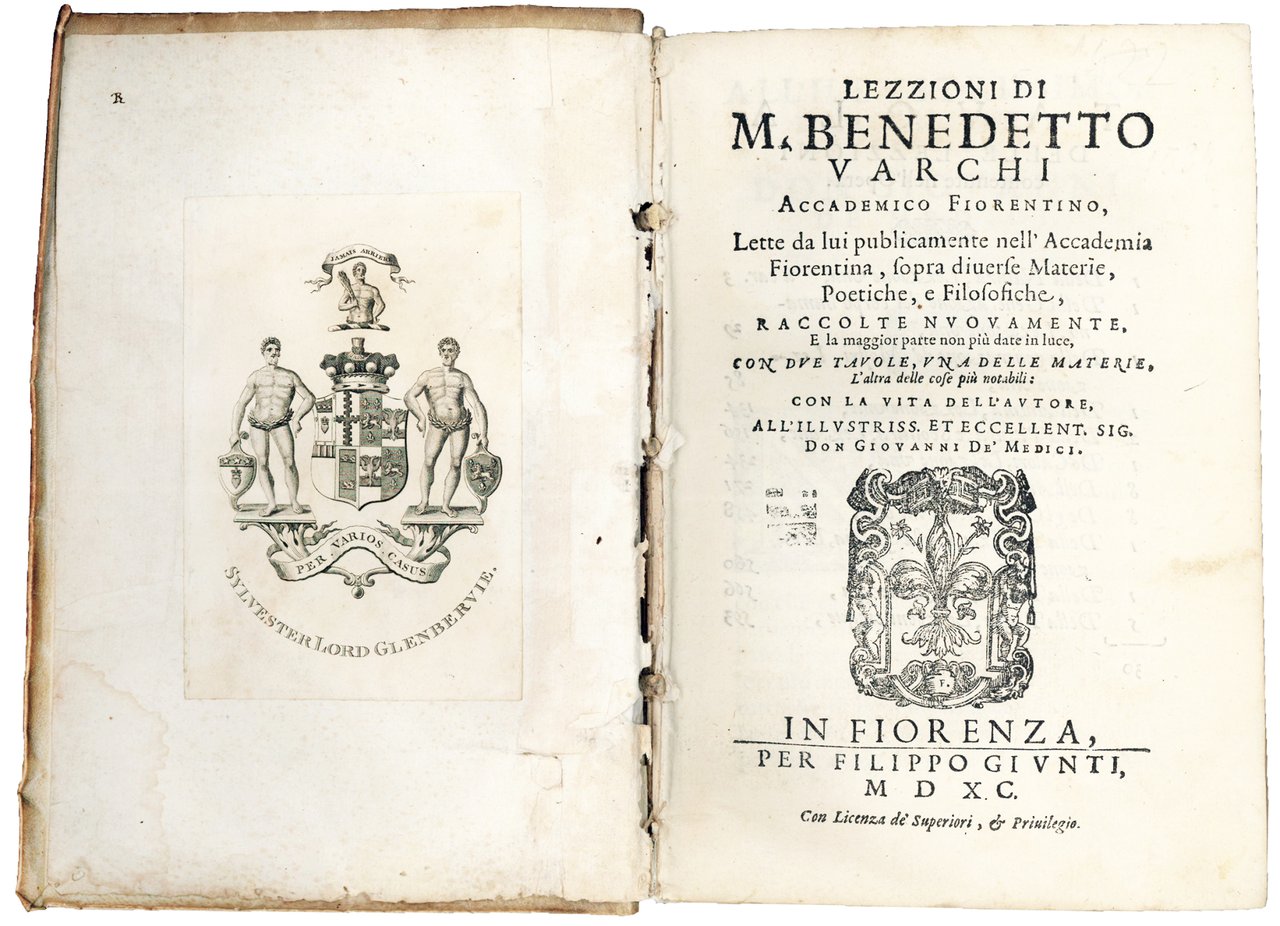 Lezzioni di M. Benedetto Varchi accademico fiorentino, lette da lui …