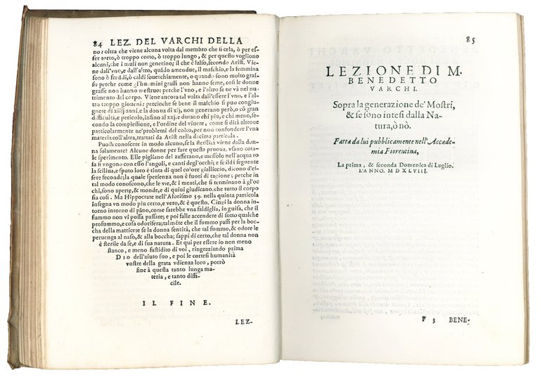 Lezzioni di M. Benedetto Varchi accademico fiorentino, lette da lui …