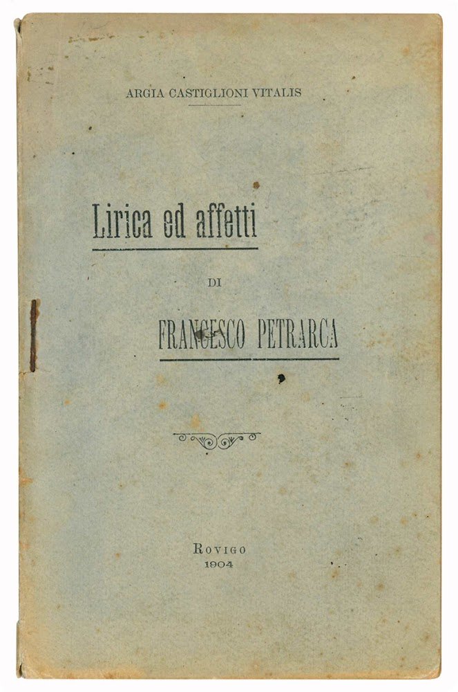 Lirica ed affetti di Francesco Petrarca.