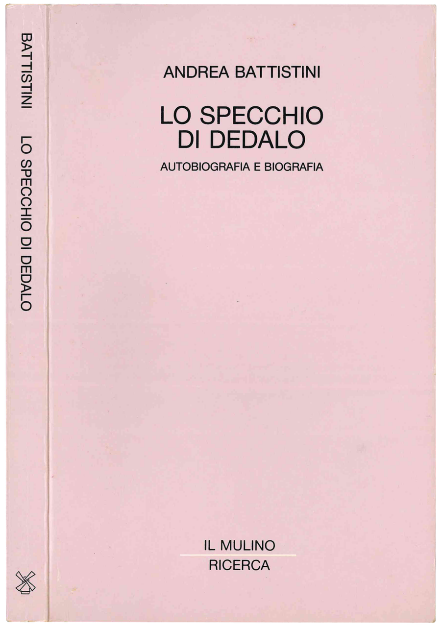 Lo specchio di Dedalo. Autobiografia e biografia. | Immagine principale