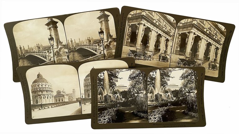 Lot of 88 miscellany stereograph cards from the Perfect Stereograph …