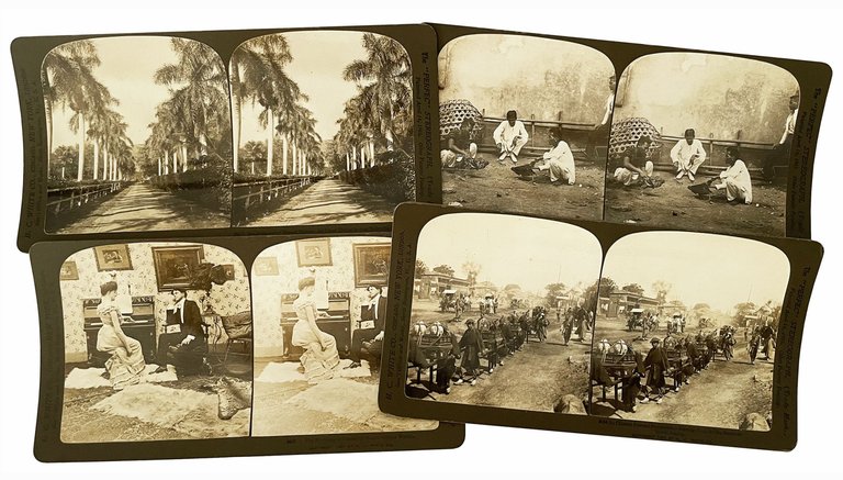 Lot of 88 miscellany stereograph cards from the Perfect Stereograph …