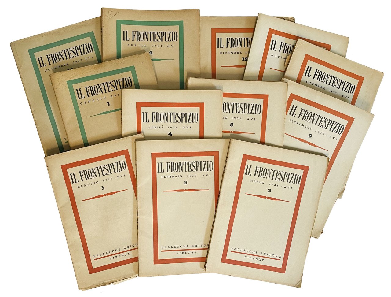 Lotto di 12 numeri de "Il Frontespizio". | Immagine principale