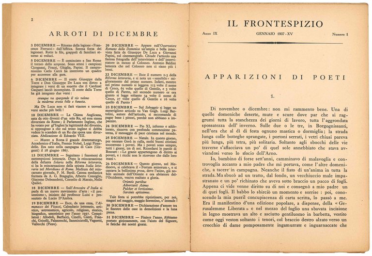 Lotto di 12 numeri de "Il Frontespizio". | Immagine Gallery 2
