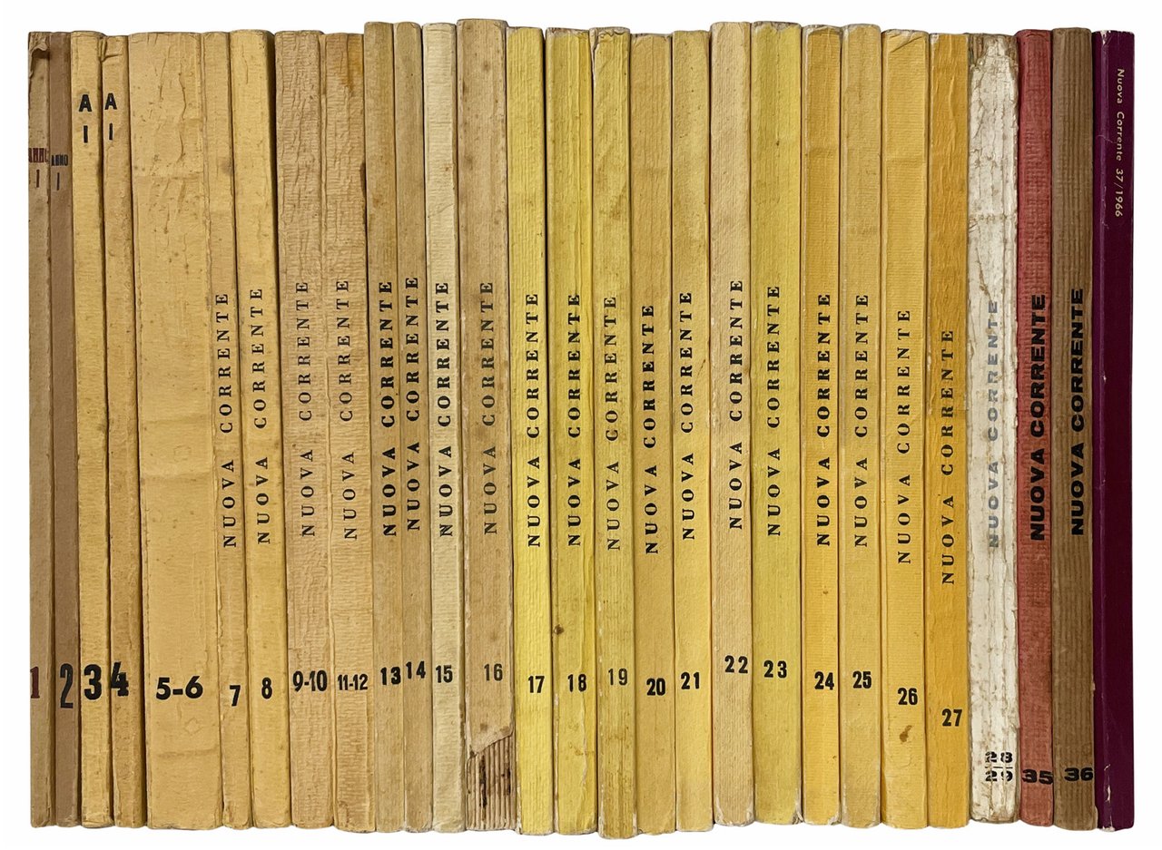 Lotto di 32 numeri della rivista di letteratura "Nuova corrente". | Immagine principale