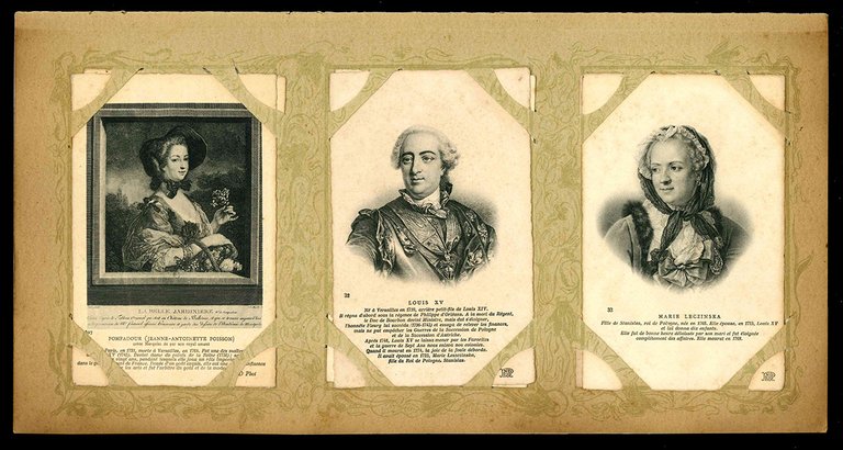 Lotto di 33 cartoline raffiguranti personaggi illustri.
