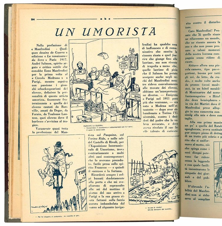 Lotto di dodici numeri de "abc Rivista d'arte". Anno III …