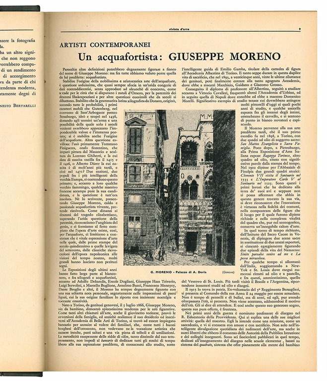 Lotto di dodici numeri de "abc Rivista d'arte". Anno V …