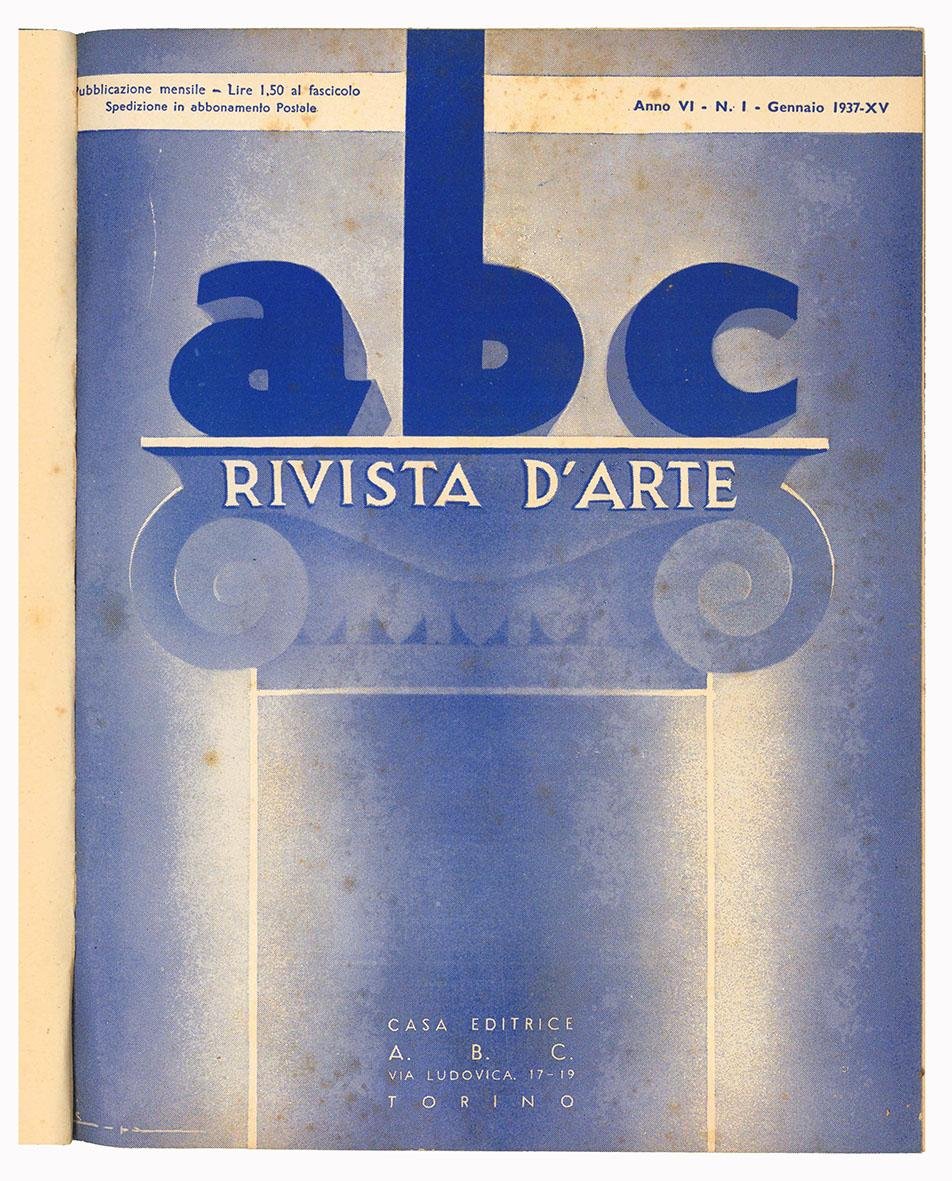 Lotto di dodici numeri de "abc Rivista d'arte". Anno VI …