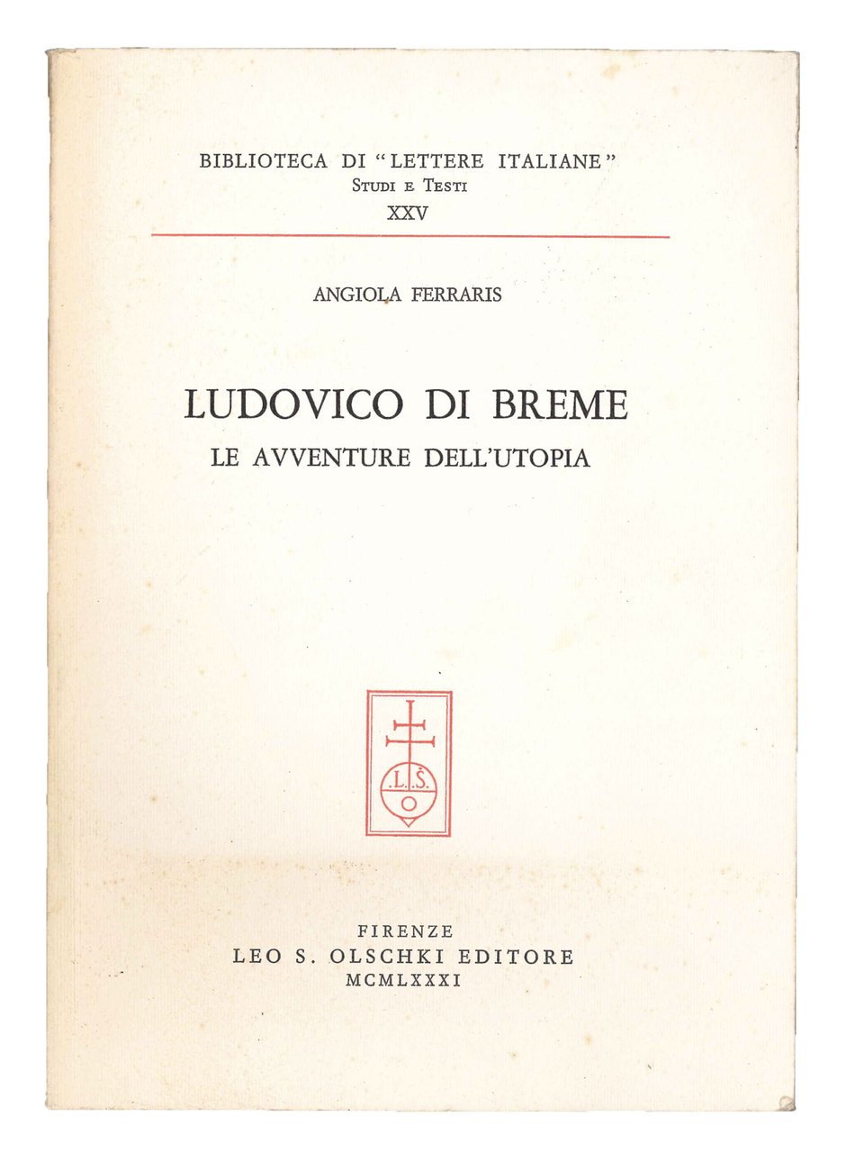 Ludovico di Breme. Le avventure dell'utopia. | Immagine principale