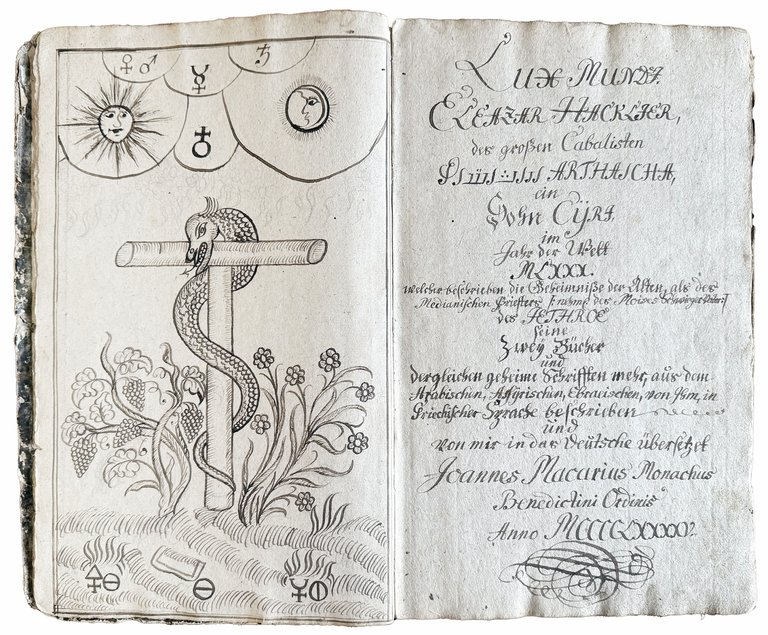 Lux Mundi Eleazar Hacklier des grossen Cabalisten [...] Arthascha [...] … | Immagine Gallery 1