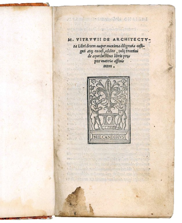 M. Vitruvij De architectura libri decem nuper maxima diligentia castigati …