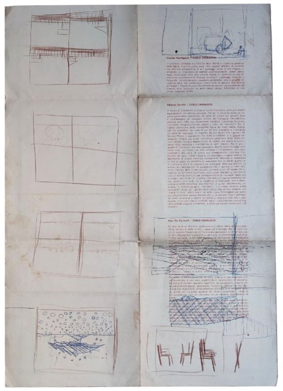 Manifesto per la mostra di Cremaschi alla Galleria della Sala …