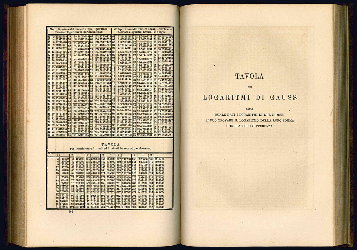 Manuale logaritmico-trigonometrico contente i logaritmi volgari o di Brigg di …