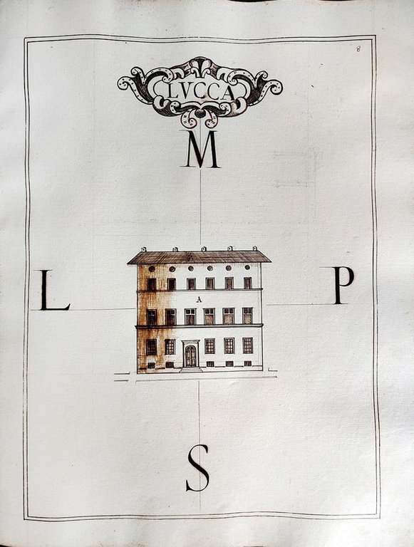 Martilogio de beni stabili del Sig. Federigo Ottolini. Misurati da …