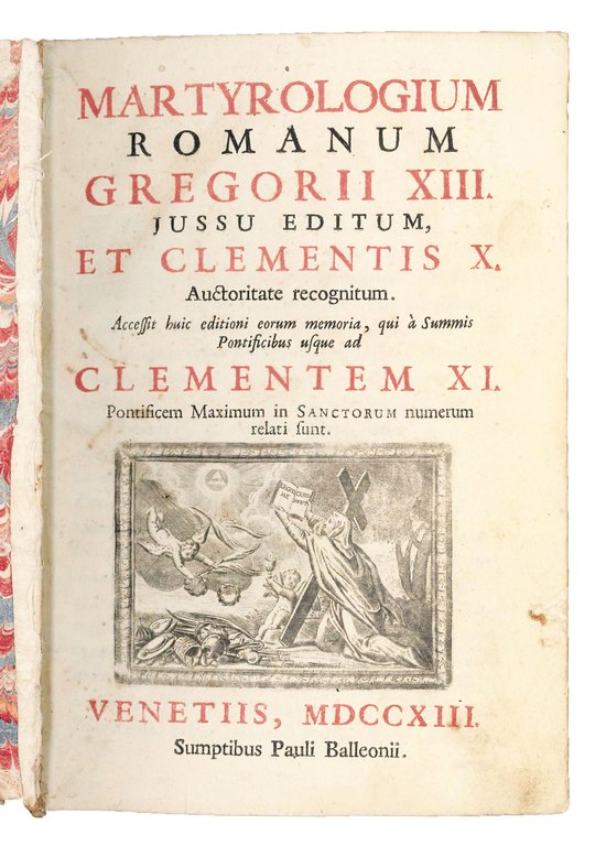 Martyrologium romanum Gregorii XIII jussu editum, et Clementis X auctoritate … | Immagine Gallery 1