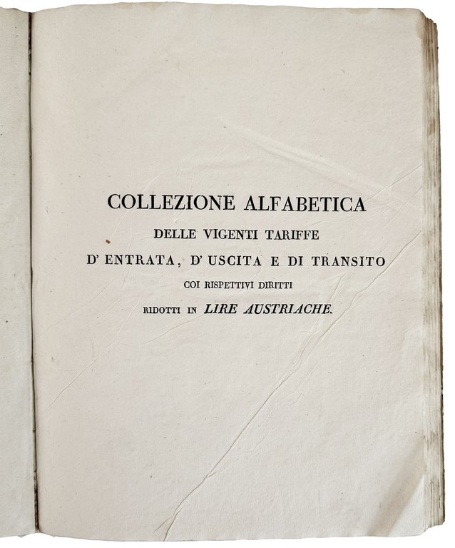 Massime di Dogana relative al transito-Demanio Bollo=Carta=Carte da Giuoco-Collezione alfabetica … | Immagine Gallery 9
