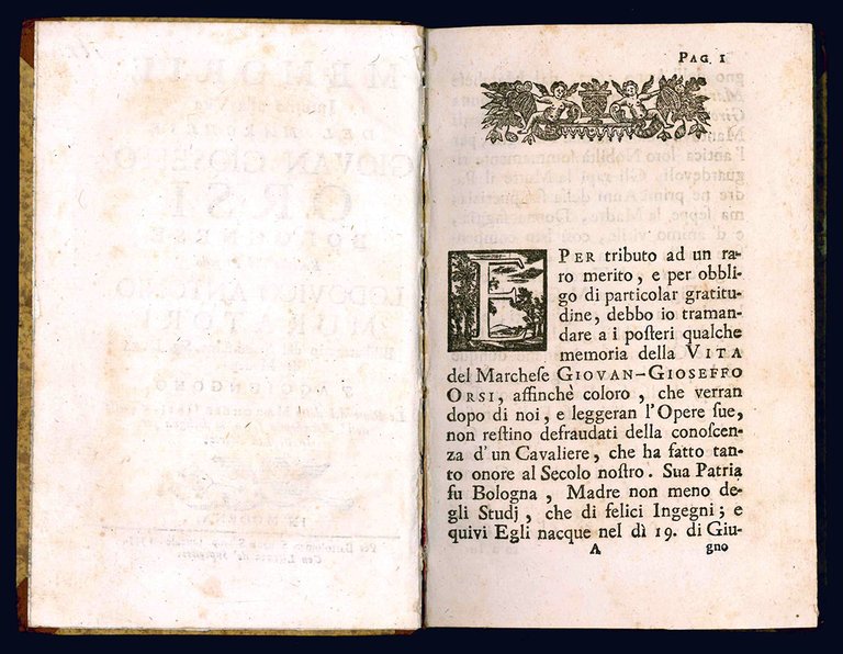 Memorie intorno alla vita del marchese Giovan Gioseffo Orsi bolognese …