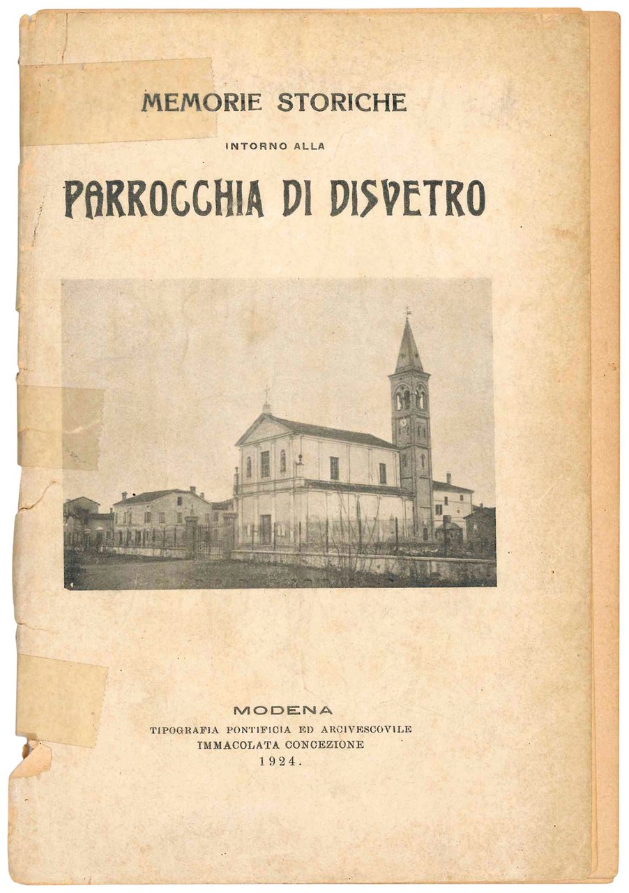 Memorie storiche intorno alla Parrocchia di Disvetro pubblicate a spese … | Immagine principale