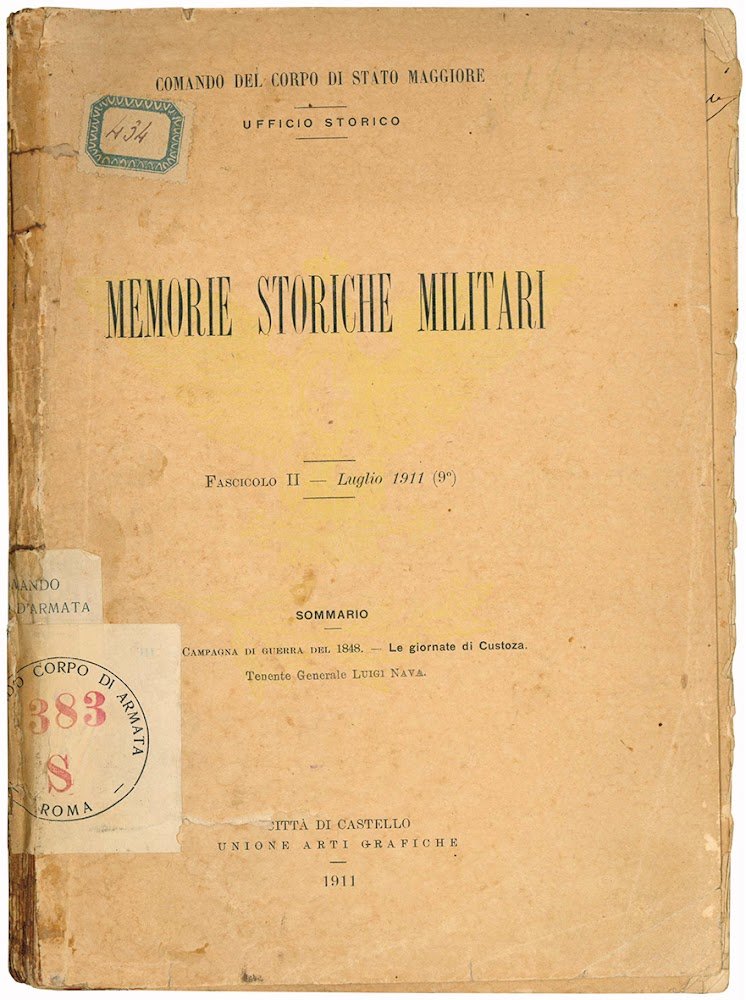 Memorie storiche militari. Fascicolo II - Luglio 1911 (9^).