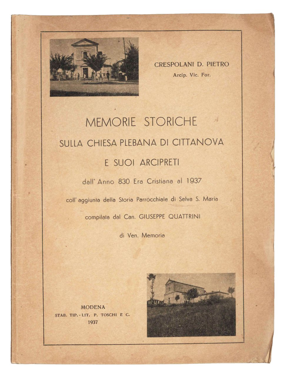 Memorie storiche sulla Chiesa plebana di Cittanova e suoi arcipreti … | Immagine principale