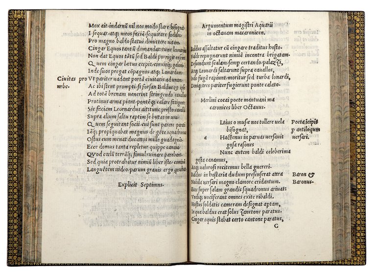 Merlini Cocai poetae mantuani liber Macaronices libri XVII. Non ante …