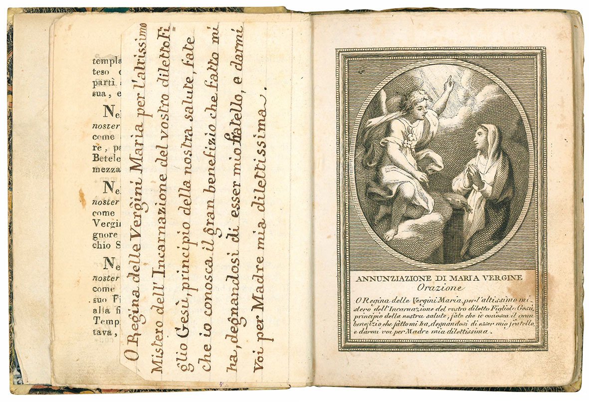 Metodo per recitare il Santo Rosario ornato di figure corrispondenti …