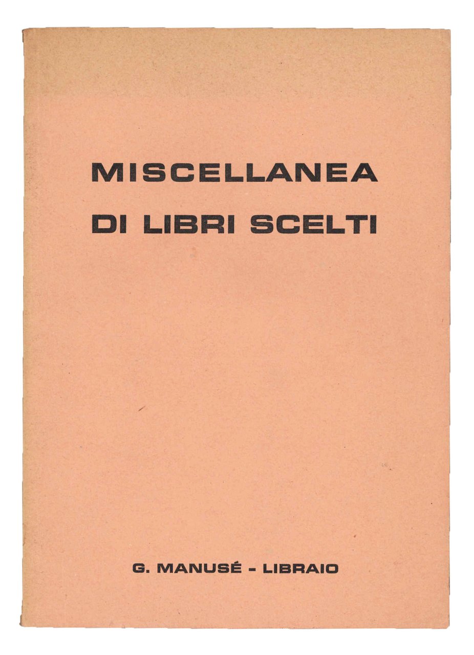 Miscellanea di libri scelti. | Immagine principale