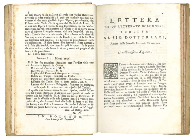 Miscellany volume containing 8 publications. 198x130 mm. Bound in contemporary …