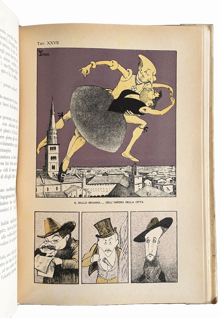 Modena d'una volta. Caricature di Umberto Tirelli. Fregi di Evaristo … | Immagine principale