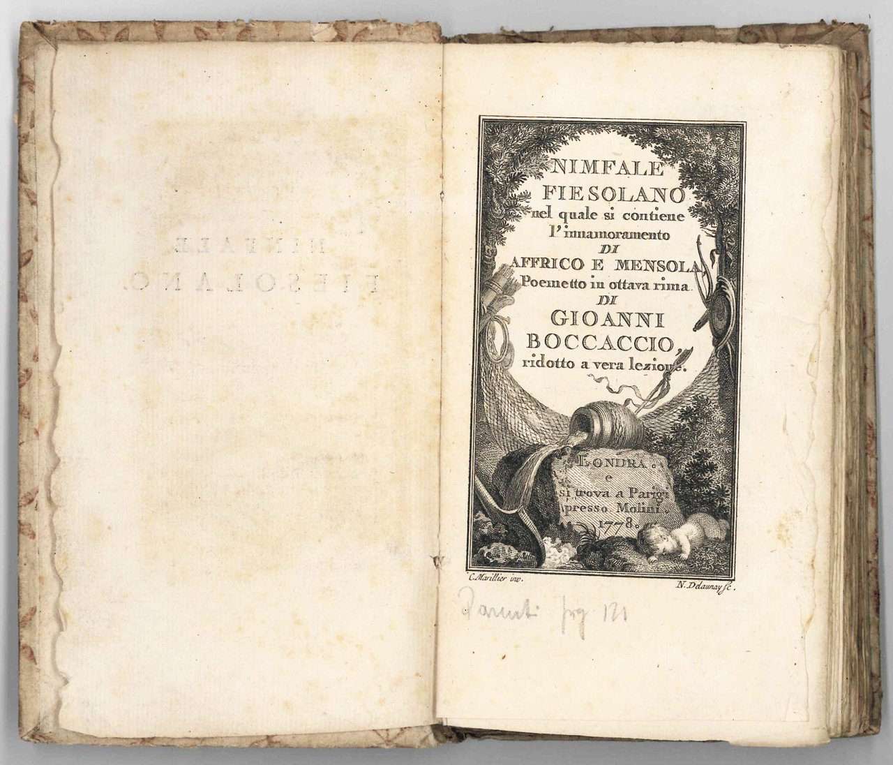 Nimfale fiesolano nel quale si contiene l'innamoramento di Affrico e …