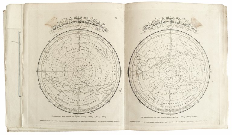 Norie's set of celestial maps for finding the principal stars … | Immagine Gallery 2