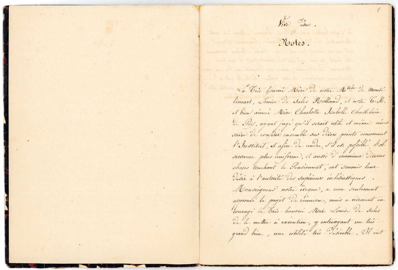 Notes des Conférences avec la T.H. Mère de Montélimart 186. …