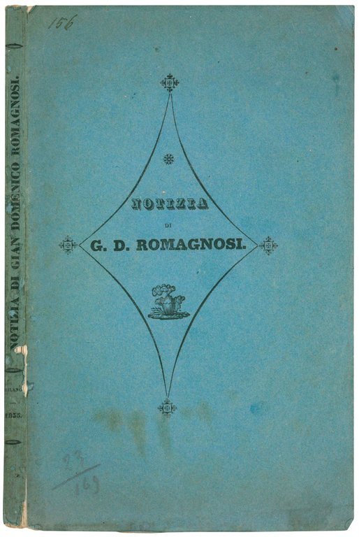 Notizia di G. D. Romagnosi stesa da Cesare Cantù.