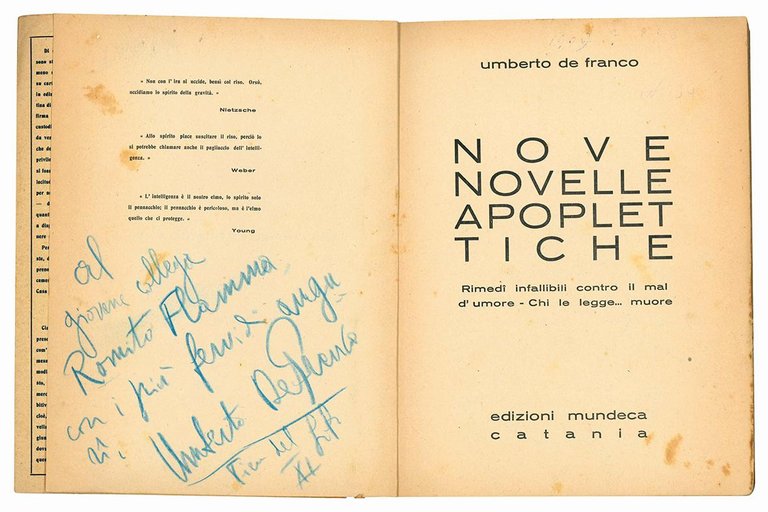 Nove novelle apoplettiche. Rimedi infallibili contro il mal d'umore - …
