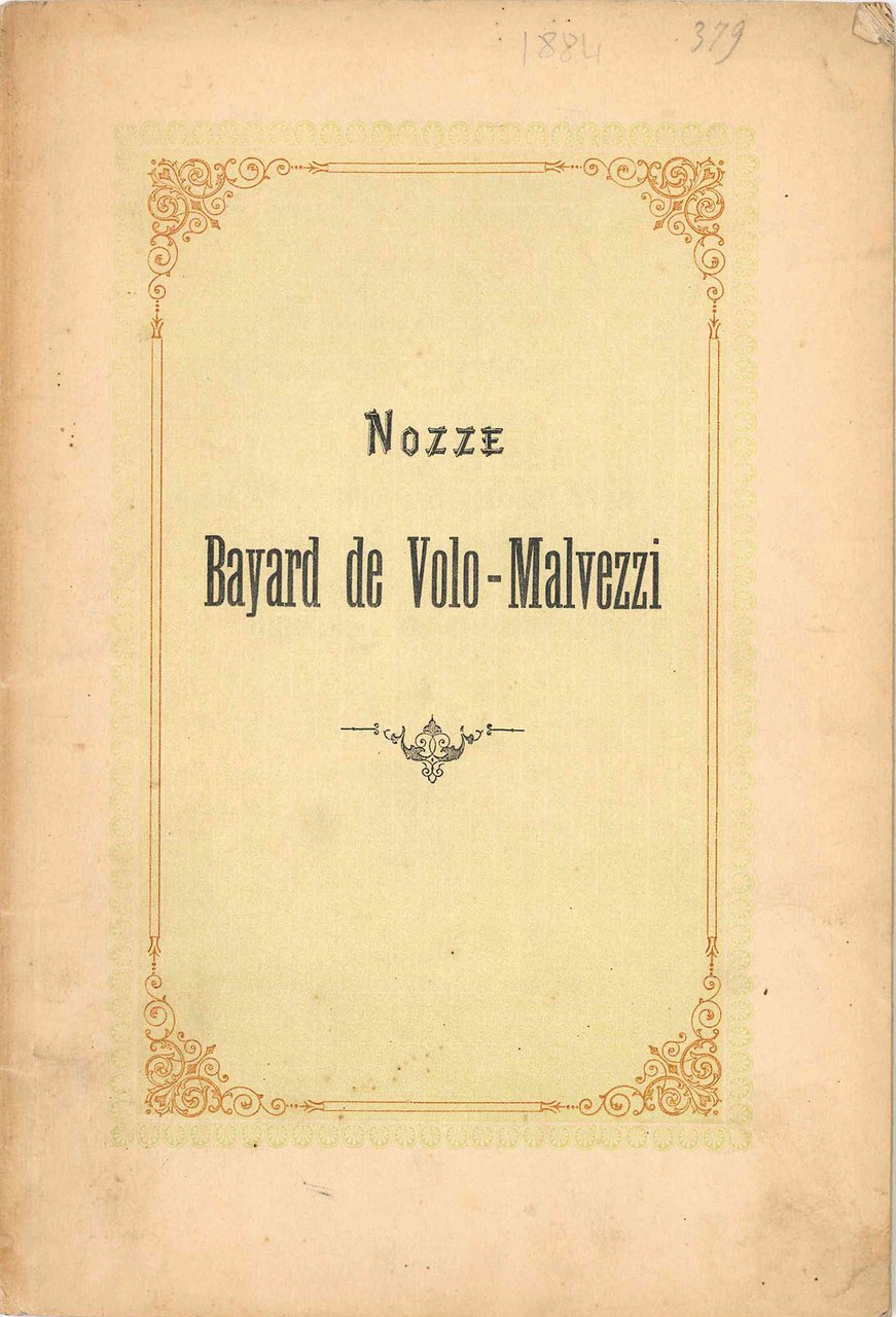 Nozze Bayard de Volo - Malvezzi. Vani sistemi di cosmogonia. | Immagine principale