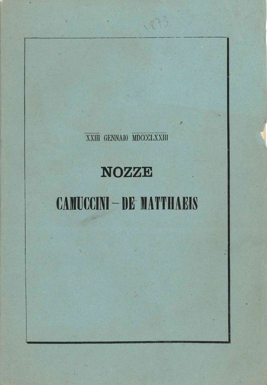 Nozze Camuccini - De Matthaeis | Immagine Gallery 2