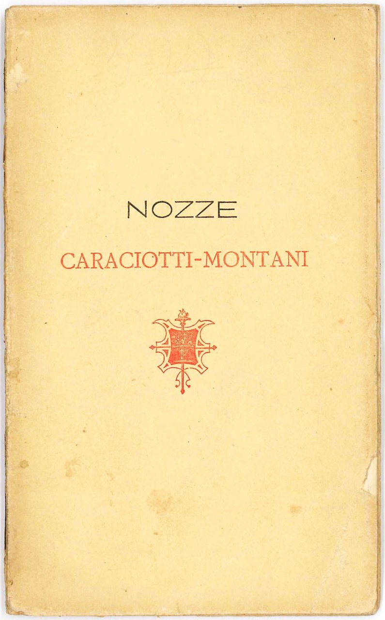Nozze Caraciotti - Montani. | Immagine principale