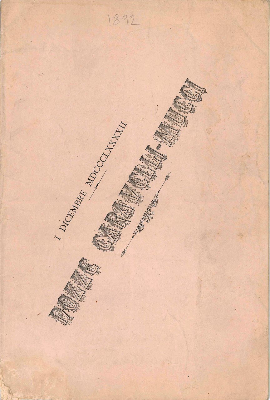 Nozze Caravelli - Mucci. Sonetti amorosi di Bernardo Pulci. | Immagine principale