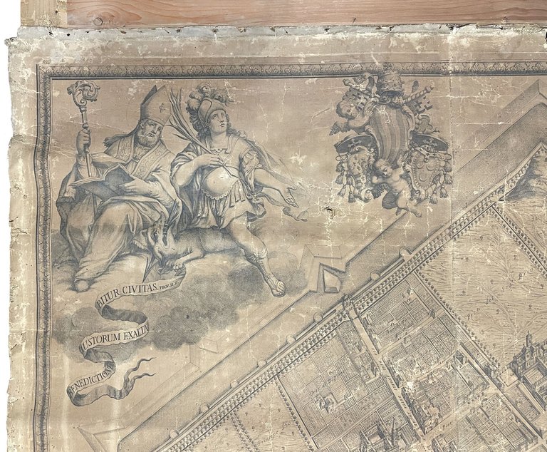 Nuova pianta ed alzato della città di Ferrara, con tutte …