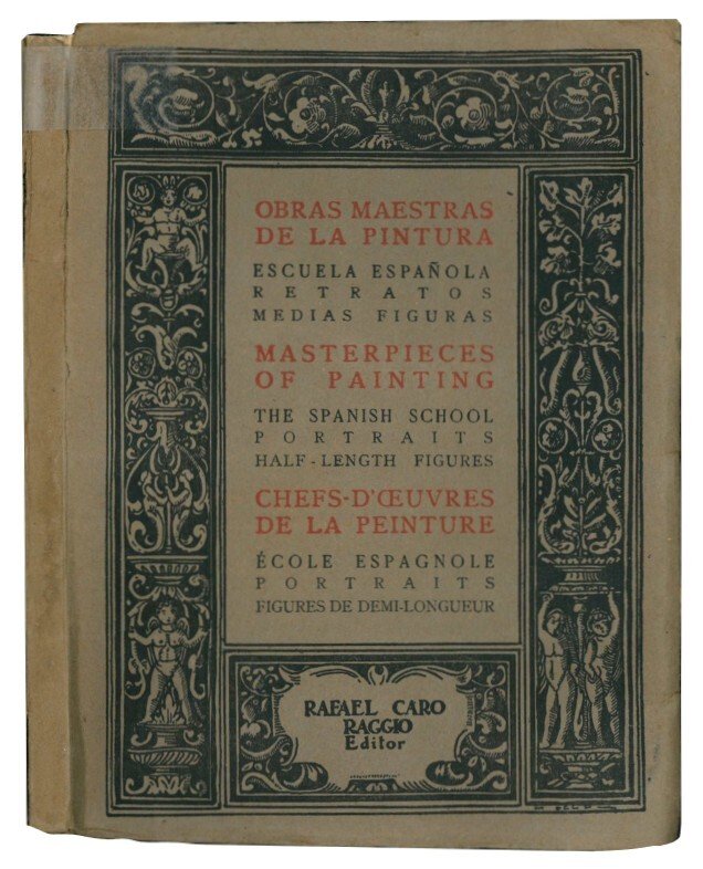 Obras maestras de la pintura. Escuela espanola retratos medias figuras.